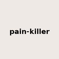 pain-killer是什么意思