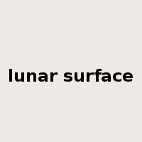 lunar surface是什么意思