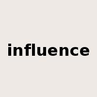 influence是什么意思