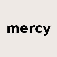 mercy是什么意思