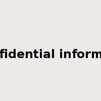 confidential informant是什么意思