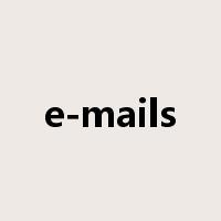 e-mails是什么意思