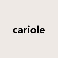 cariole是什么意思