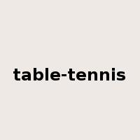 table-tennis是什么意思