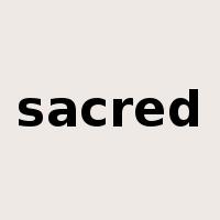 sacred是什么意思