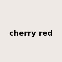 cherry red是什么意思