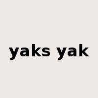 yaks yak是什么意思