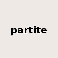 partite是什么意思