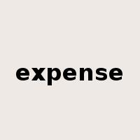 expense是什么意思