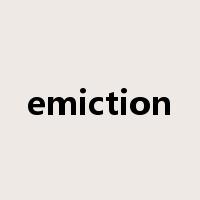 emiction是什么意思