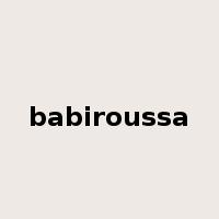 babiroussa是什么意思