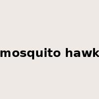 mosquito hawk是什么意思