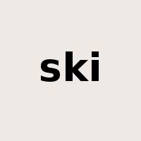 ski