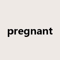 pregnant是什么意思