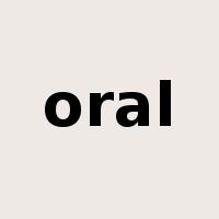 oral是什么意思