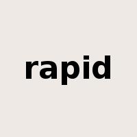 rapid是什么意思