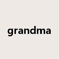 grandma是什么意思