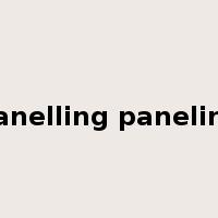 panelling paneling是什么意思