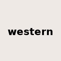 western是什么意思