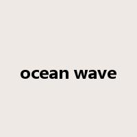 ocean wave是什么意思