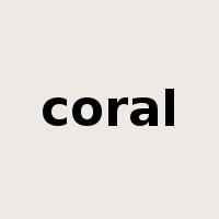 coral是什么意思