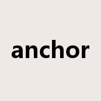 anchor是什么意思