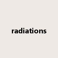 radiations是什么意思