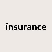 insurance是什么意思