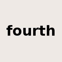 fourth是什么意思
