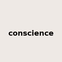 conscience是什么意思