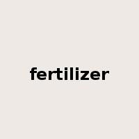 fertilizer是什么意思