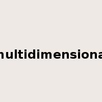multidimensional是什么意思