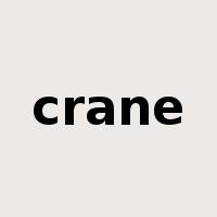 crane是什么意思