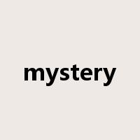 mystery是什么意思