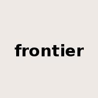 frontier是什么意思