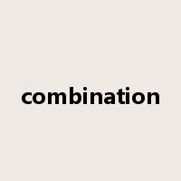 combination是什么意思