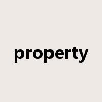 property是什么意思