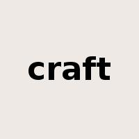 craft是什么意思