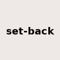 set-back是什么意思