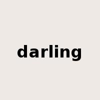 darling是什么意思