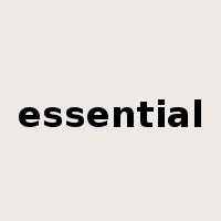 essential是什么意思