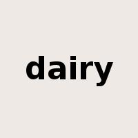 dairy是什么意思