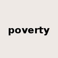 poverty是什么意思