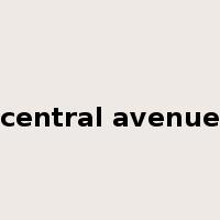 central avenue是什么意思