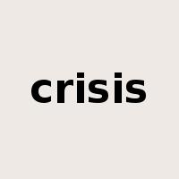 crisis是什么意思