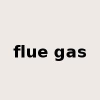 flue gas是什么意思