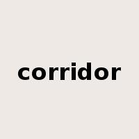 corridor是什么意思