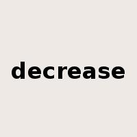 decrease是什么意思