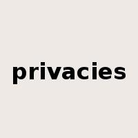 privacies是什么意思