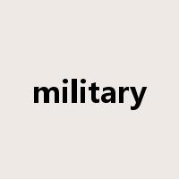 military是什么意思